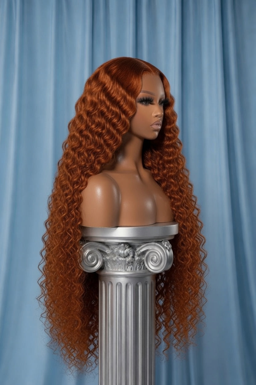 350 Ginger Deep Wave - Transparent Lace